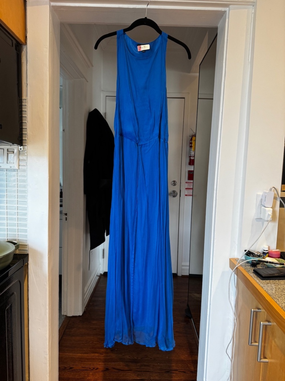 Top Shop Long Chiffon Wedding Guest Dress